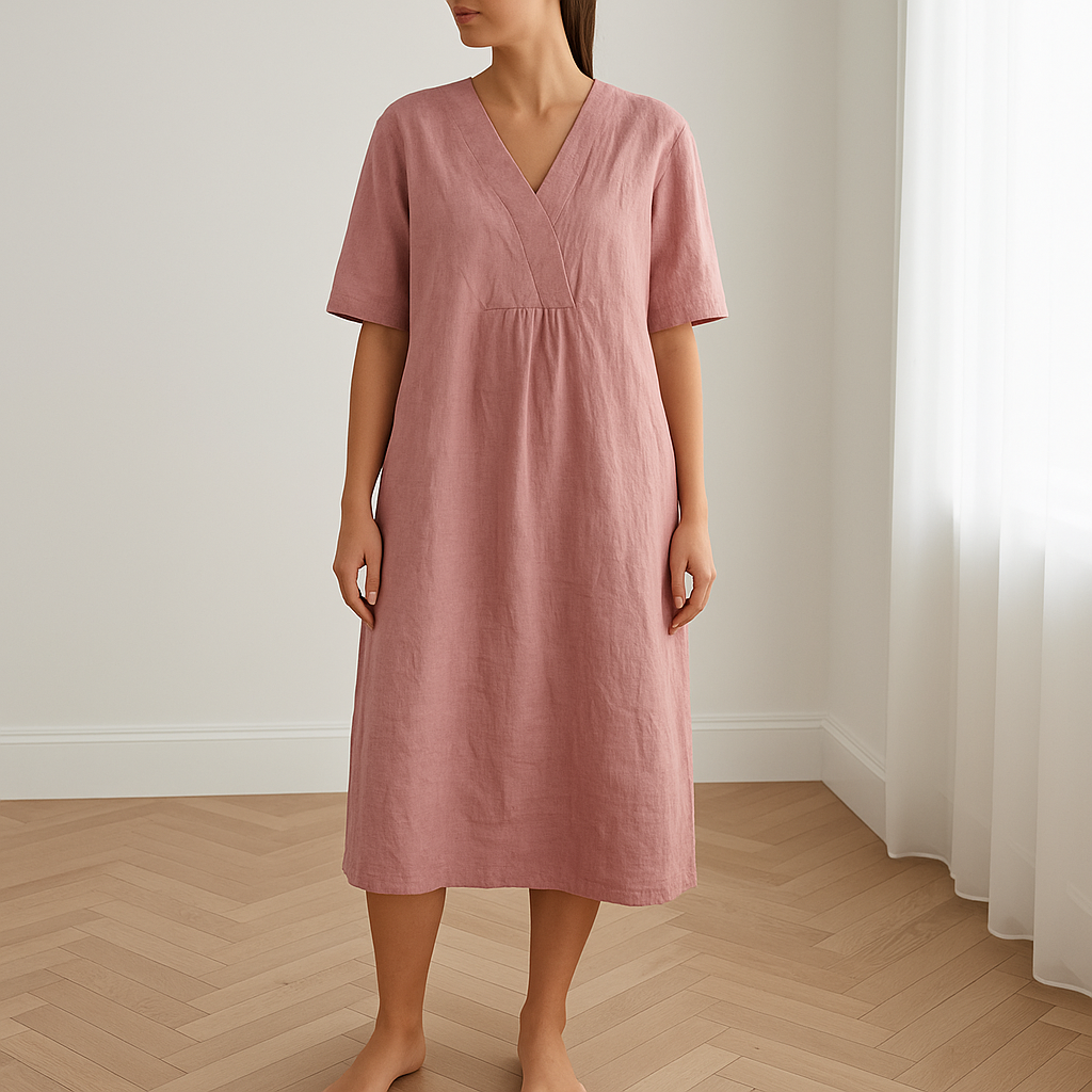 Larkin | Linnen jurk