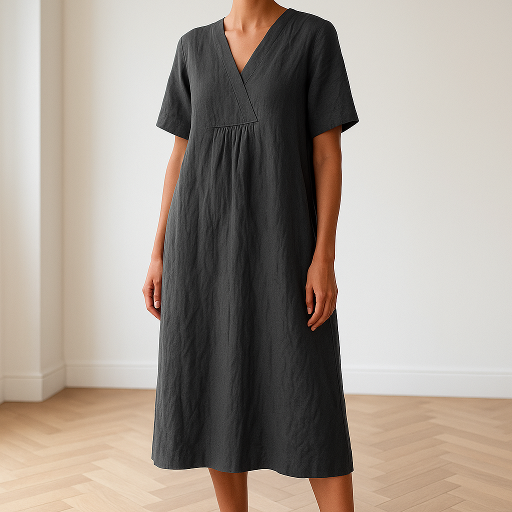 Larkin | Linnen jurk