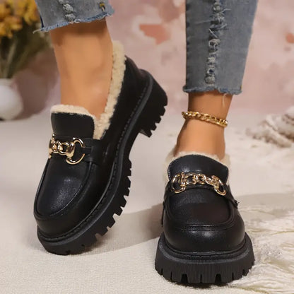 Lucienne - Loafers Met Ketting Voor Vrouwen