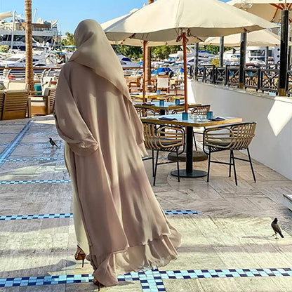 Khadija | Abaya Set met Hoofddoek