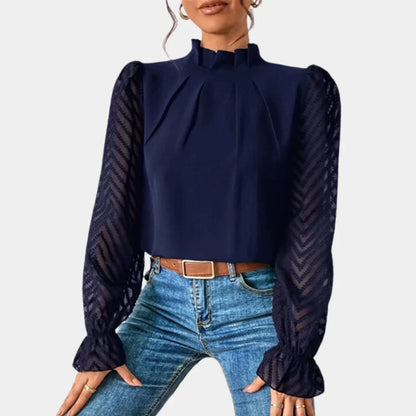 Ava | Luchtige Chiffon Dames Blouse