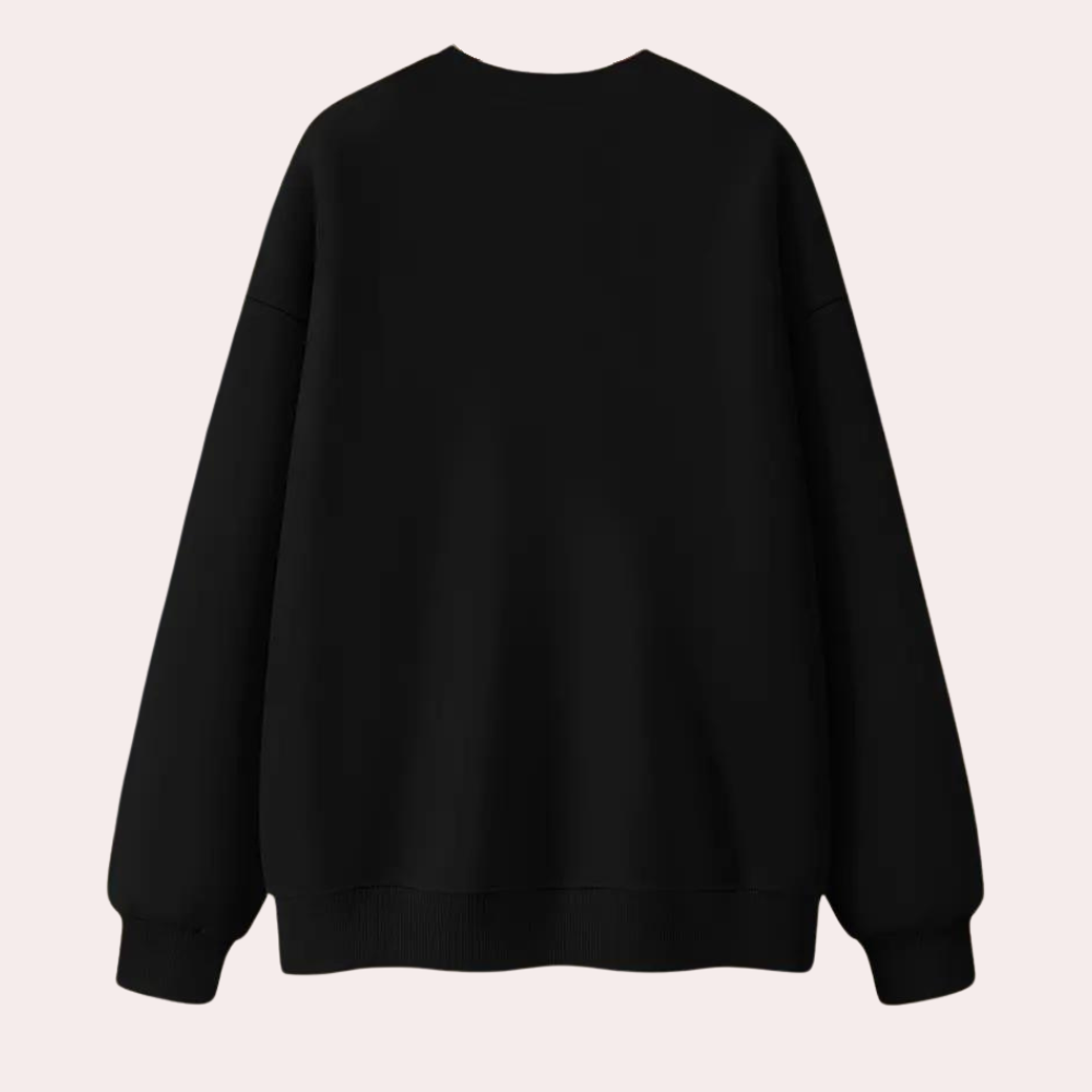 Marit | Halloween Pullover mit Hundeprint für Damen