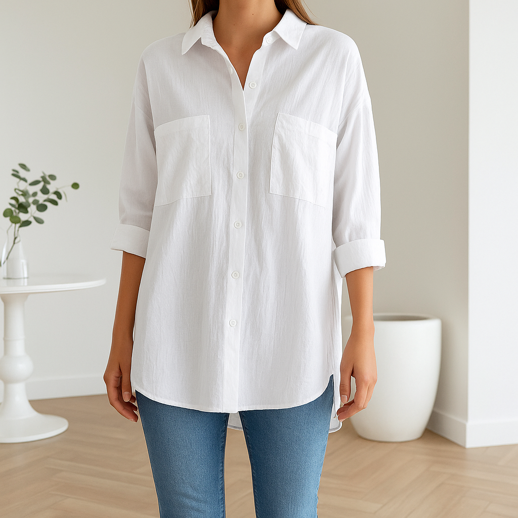 Alisha | Comfortabele Linnen Dames Blouse