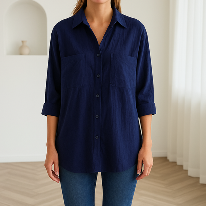Alisha | Comfortabele Linnen Dames Blouse