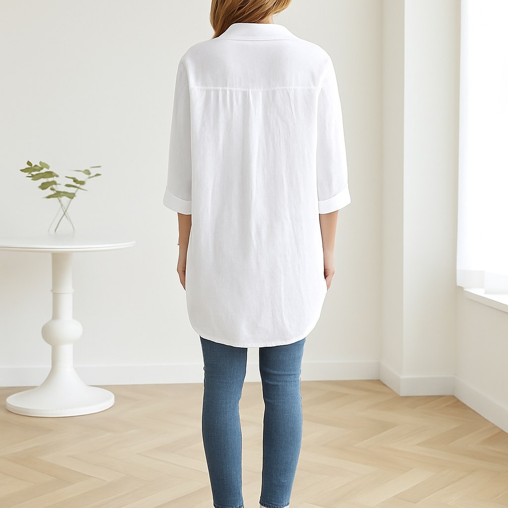 Alisha | Comfortabele Linnen Dames Blouse