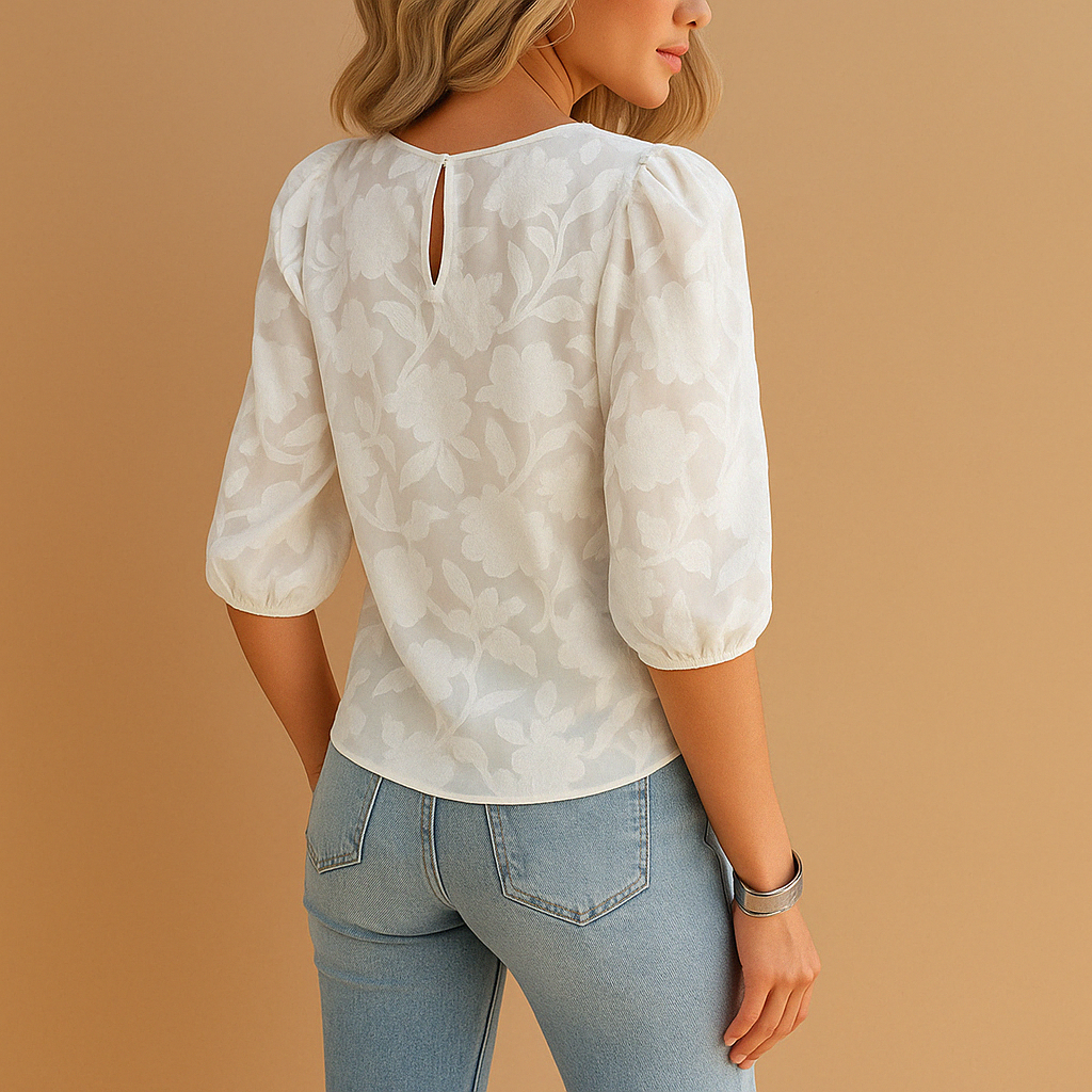 Ezra | Flatternde Blumentop Damen