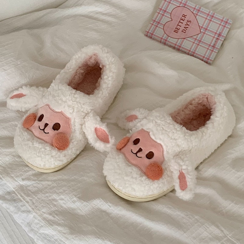 Amalia | Flauschige Tierpantoffeln