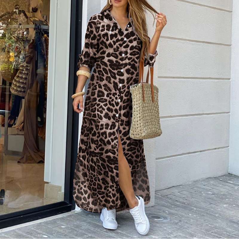 Caelia - Kleid mit Leopardenmuster für Frauen