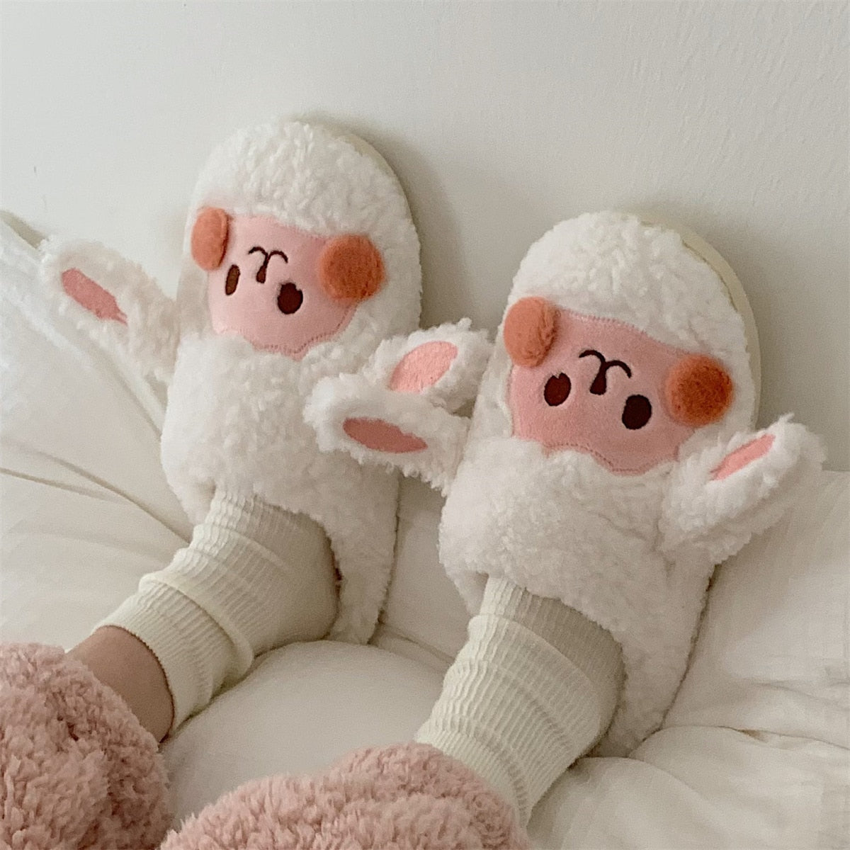 Amalia | Flauschige Tierpantoffeln