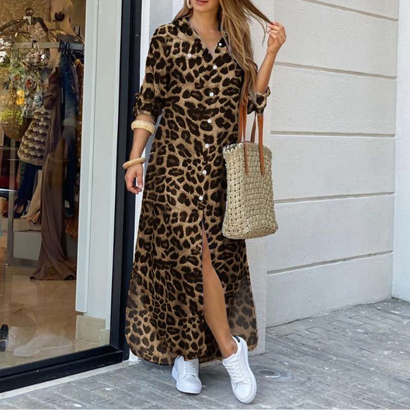 Caelia - Kleid mit Leopardenmuster für Frauen
