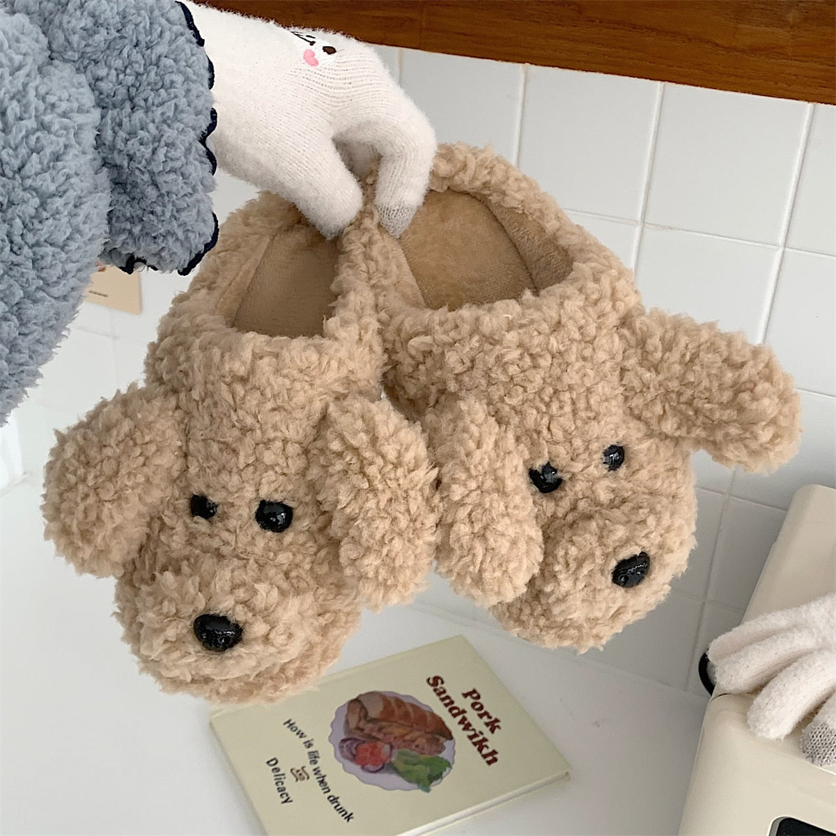 Amalia | Flauschige Tierpantoffeln