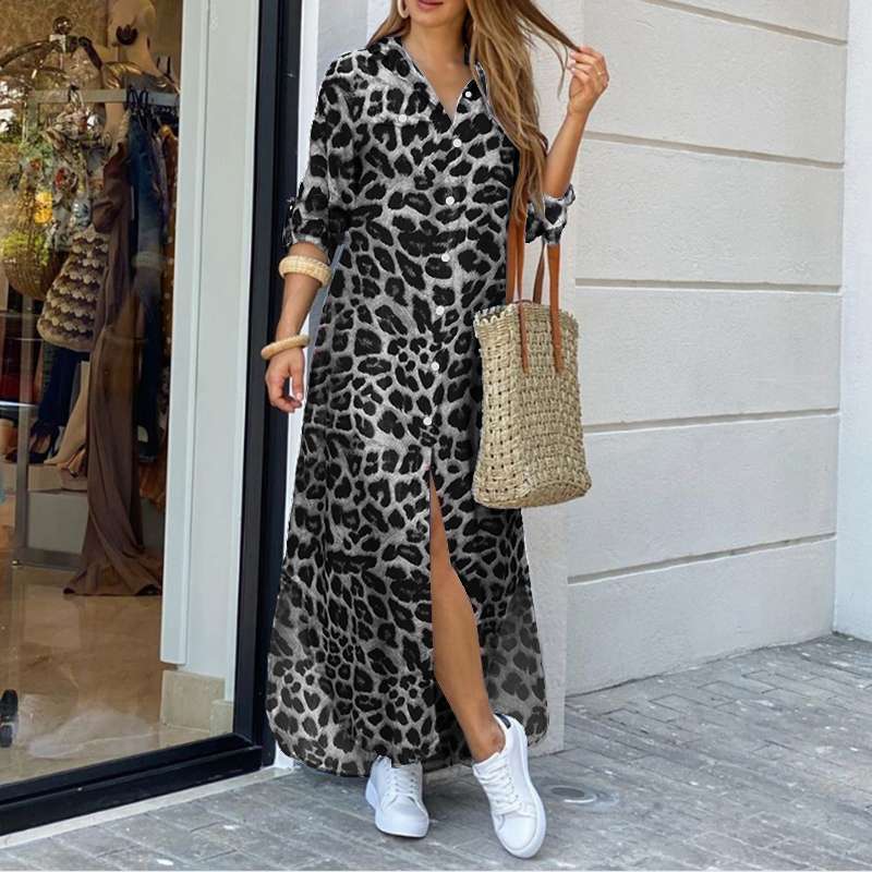 Caelia - Kleid mit Leopardenmuster für Frauen