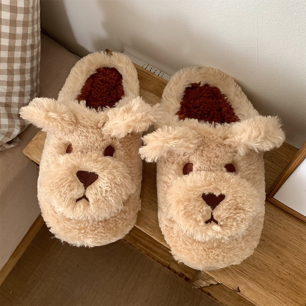 Amalia | Flauschige Tierpantoffeln
