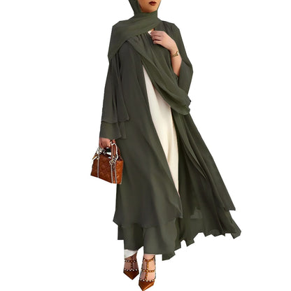 Khadija | Abaya Set met Hoofddoek