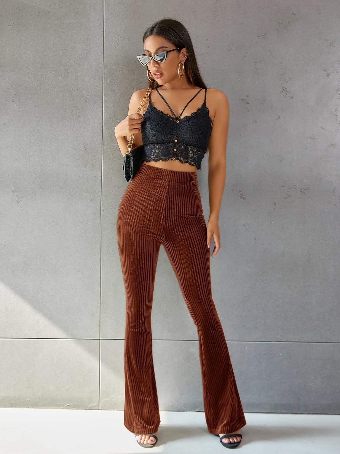 Aimy | Uitlopende Corduroy Broek voor Dames