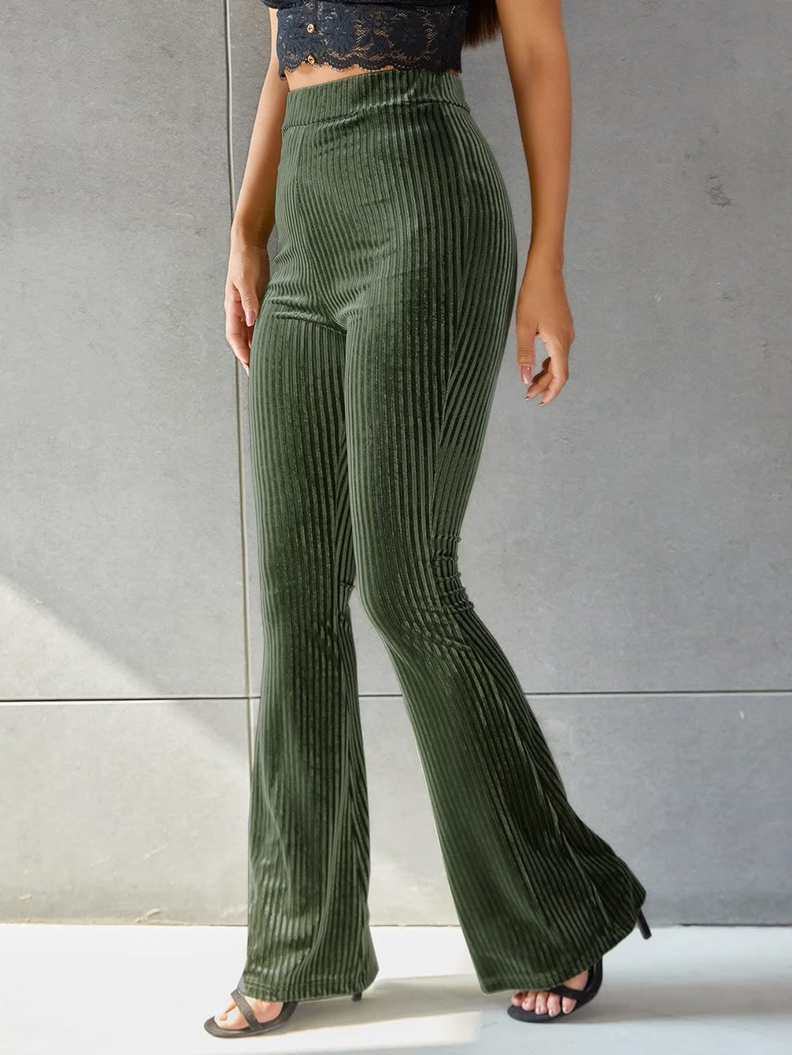 Aimy | Uitlopende Corduroy Broek voor Dames