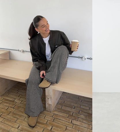 Meirina | Striped Pants