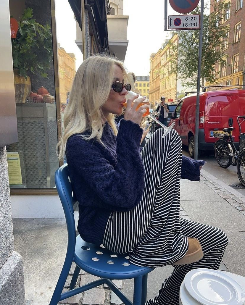 Meirina | Striped Pants