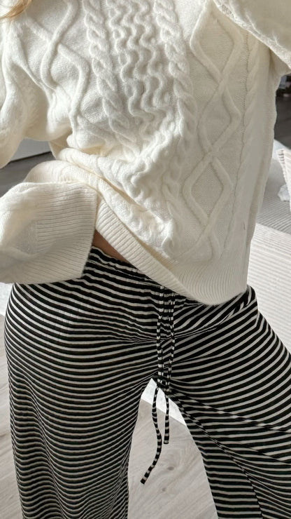 Meirina | Striped Pants