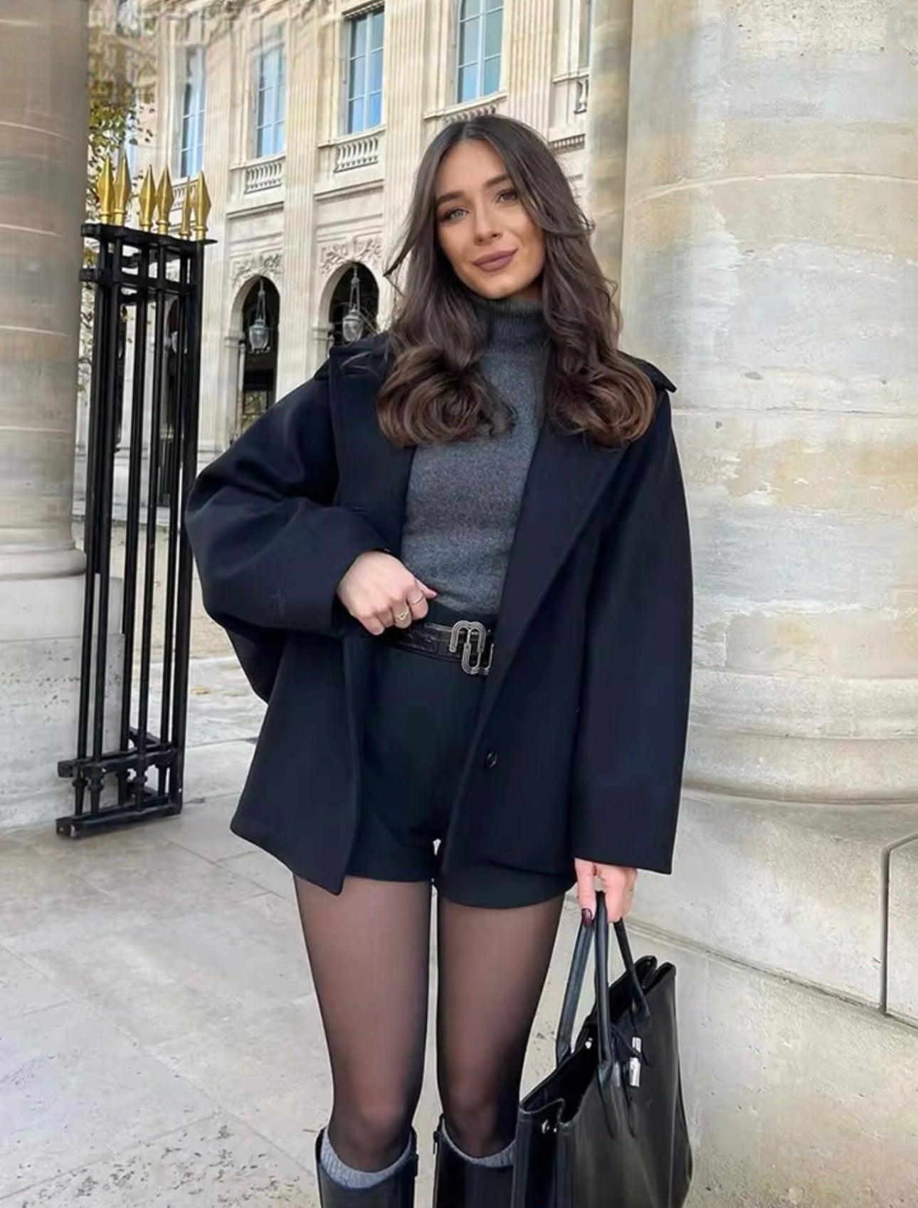 Alinna | Oversized wool coat