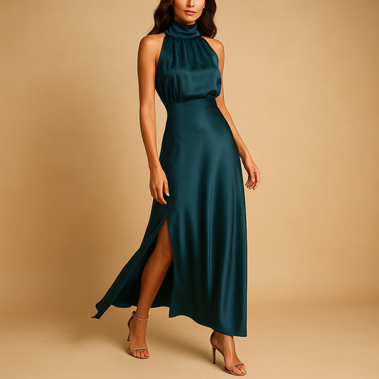 Judith | Maxi-jurk met hoge split