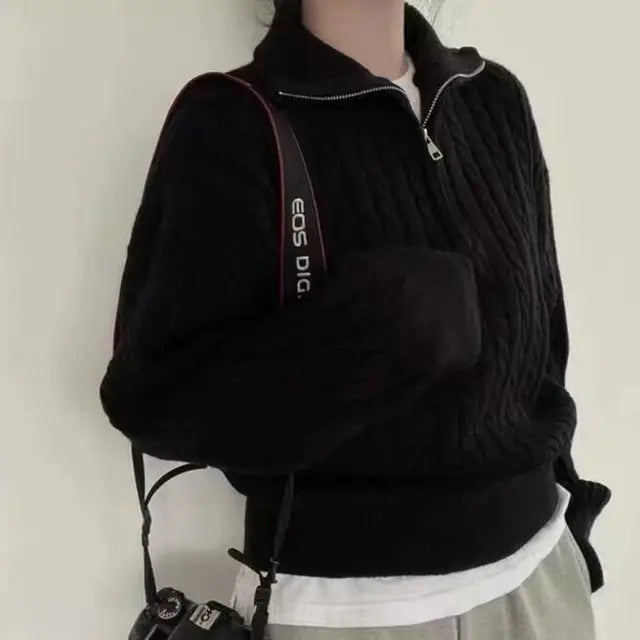 Xaviera | Halflange gestrickte Pullover