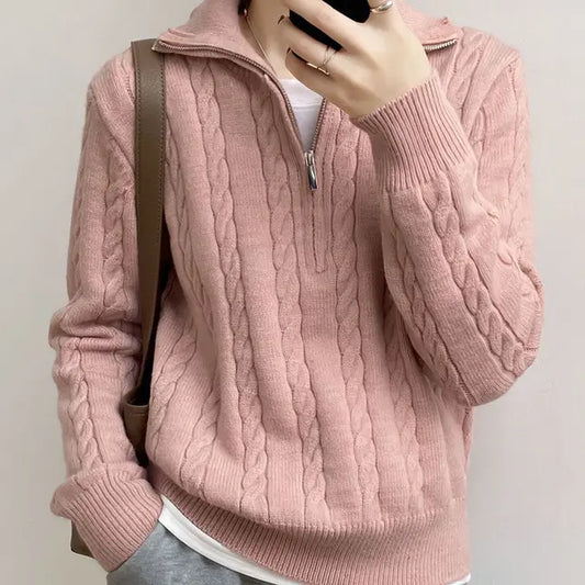 Xaviera | Halflange gestrickte Pullover