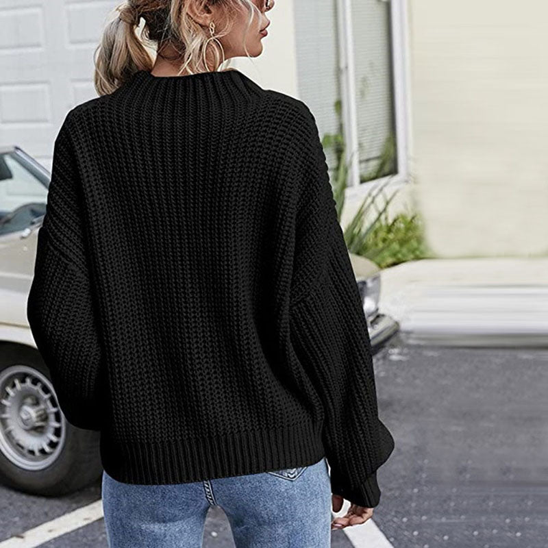 Mirembe chunky gebreide trui – warm, stijlvol en perfect voor koude dagen. Met een zachte, textuurvolle stof en ontspannen pasvorm biedt deze trui ultiem comfort zonder in te leveren op elegantie. Tijdloos ontwerp, ideaal voor casual outfits en winterse laagjes. Verkrijgbaar in wit, zwart, blauw, grijs, legergroen en rood (maten S-3XL). Combineer moeiteloos met je favoriete look. Bestel nu en ervaar knusse elegantie in elke outfit!