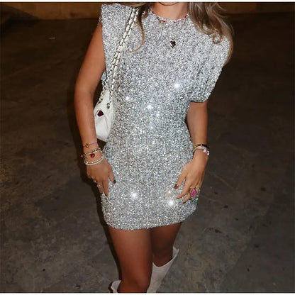 GRACE | comfy dress met pailletten