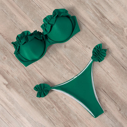 Zoé | Ruffle Push-Up Bikini