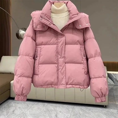 Elowen - Warme Winter Baumwoll Pufferjacke für Frauen