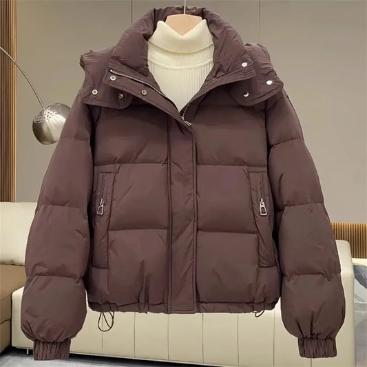 Elowen - Warme Winter Baumwoll Pufferjacke für Frauen