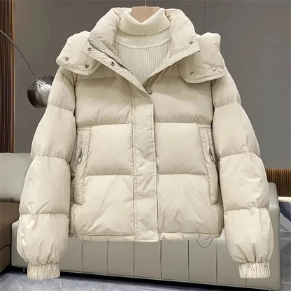 Elowen - Warme Winter Baumwoll Pufferjacke für Frauen