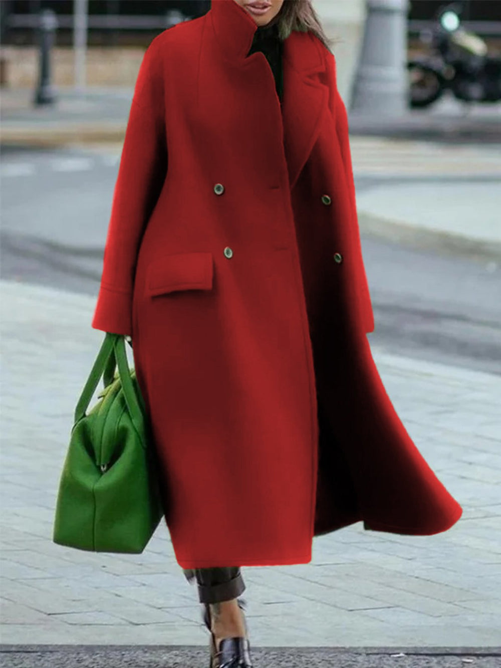 Fallon Winterjas - Ontdek tijdloze elegantie en warmte met de Fallon, een stijlvolle lange jas voor dames. Perfect voor elke gelegenheid, van casual dagen tot formele evenementen. Verkrijgbaar in vier prachtige kleuren (rood, grijs, bruin, blauw) en maten S-3XL. Gemaakt van hoogwaardige materialen voor comfort en een gepolijste uitstraling. Upgrade je wintergarderobe vandaag met de Fallon en ervaar ongeëvenaard comfort en veelzijdigheid. Bestel nu!
