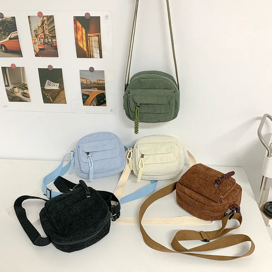 Moniek | Corduroy mini crossbody tas
