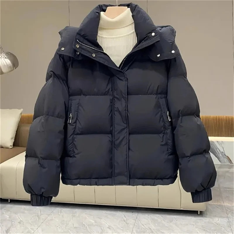Elowen - Warme Winter Baumwoll Pufferjacke für Frauen