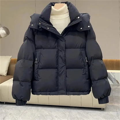 Elowen - Warme Winter Baumwoll Pufferjacke für Frauen