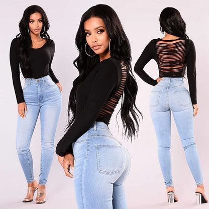 Jacy | Jegging met hoge taille