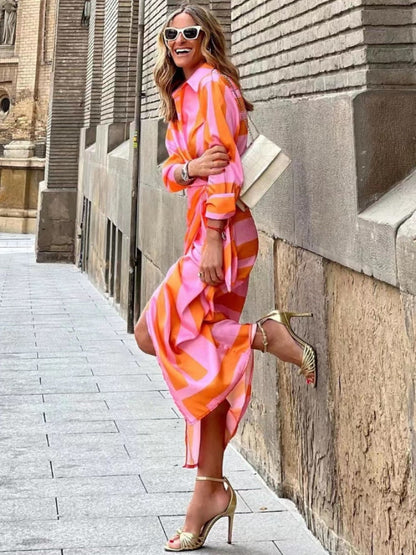 Evaline |  Flatterende Zomer Wikkeljurk