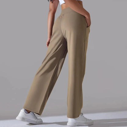 Jasmijn | High Waist Losse Fit Yoga Broek Dames