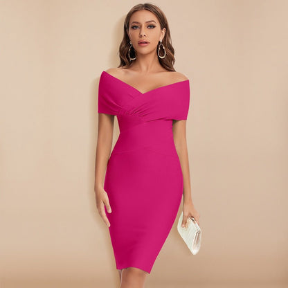 Astrid | Luxe Off-Shoulder Bodycon Jurk