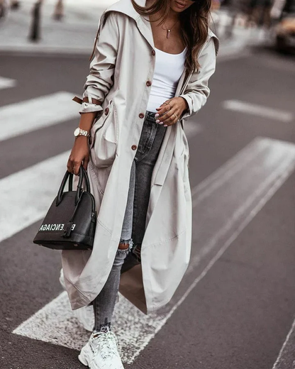 Lynn | Waterdichte trenchcoat met capuchon