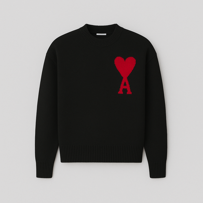 Anely | Pullover Herzmuster