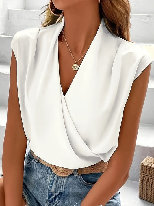 Aurelia - Luxe Stijlvolle Wikkelblouse voor Vrouwen