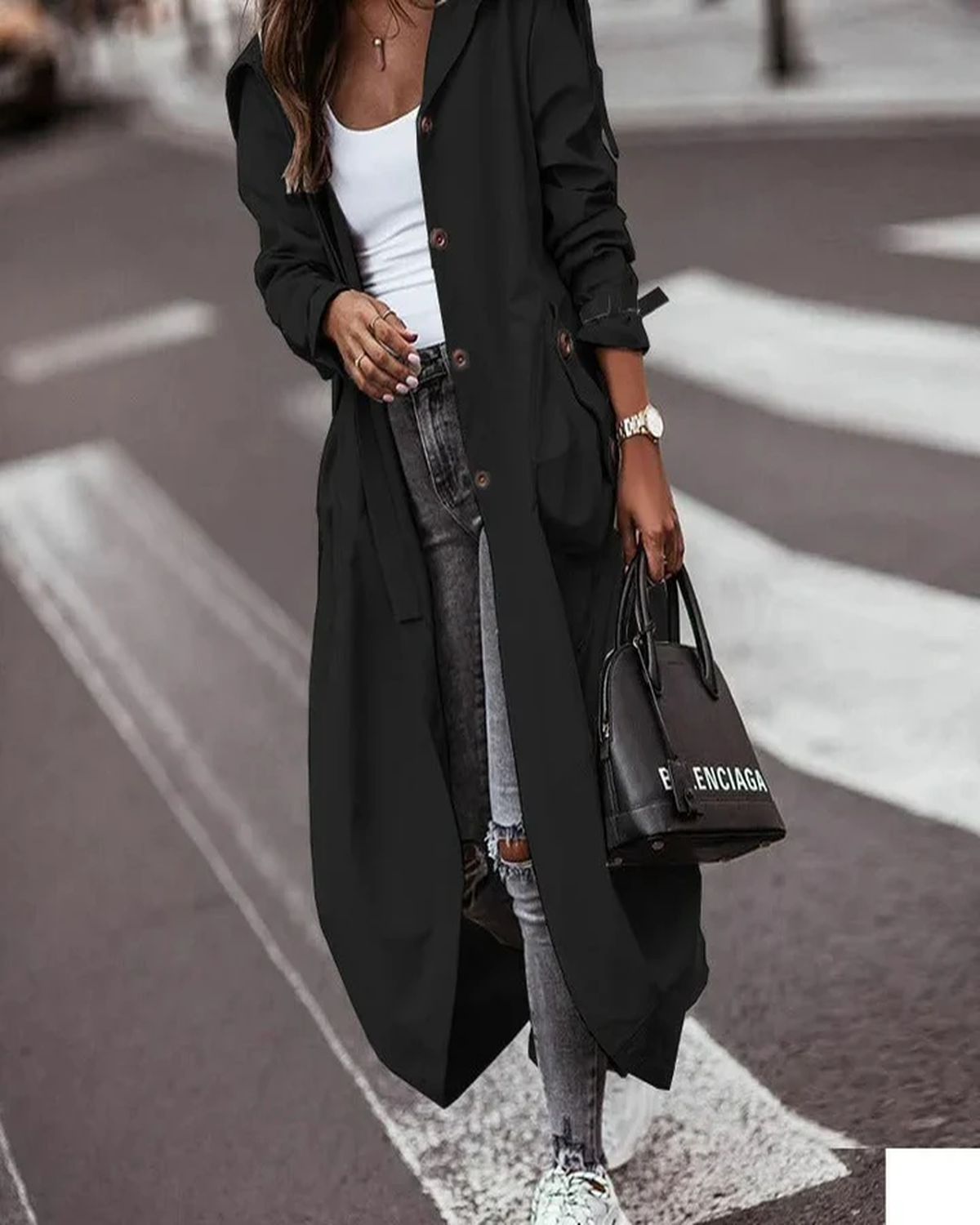 Lynn | Waterdichte trenchcoat met capuchon