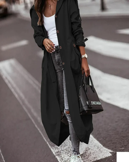 Lynn | Waterdichte trenchcoat met capuchon
