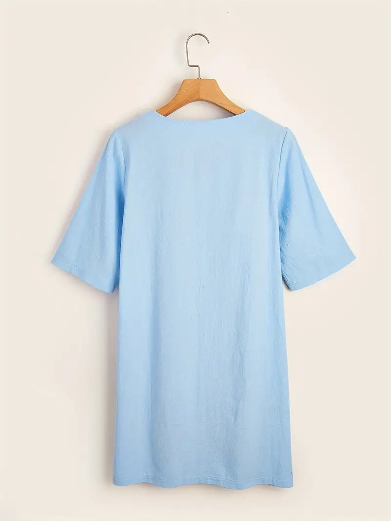 Caelina | casual jurk met 3/4 mouwen