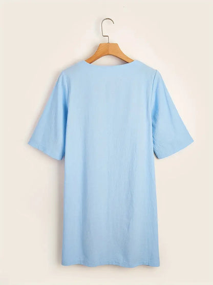 Caelina | casual jurk met 3/4 mouwen
