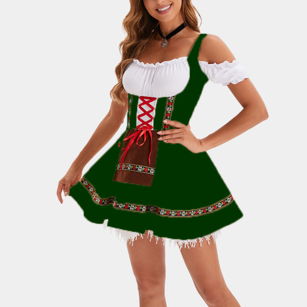 De perfecte zomerse Dirndl jurk voor dames met Oktoberfest