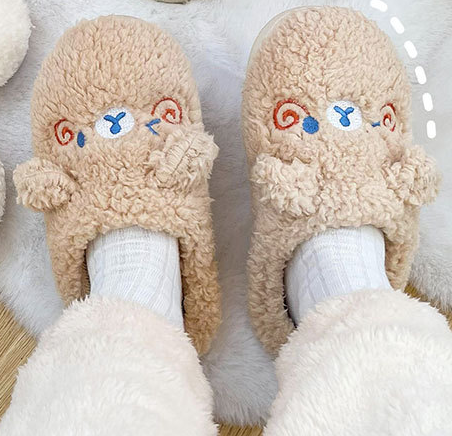 Amalia | Flauschige Tierpantoffeln